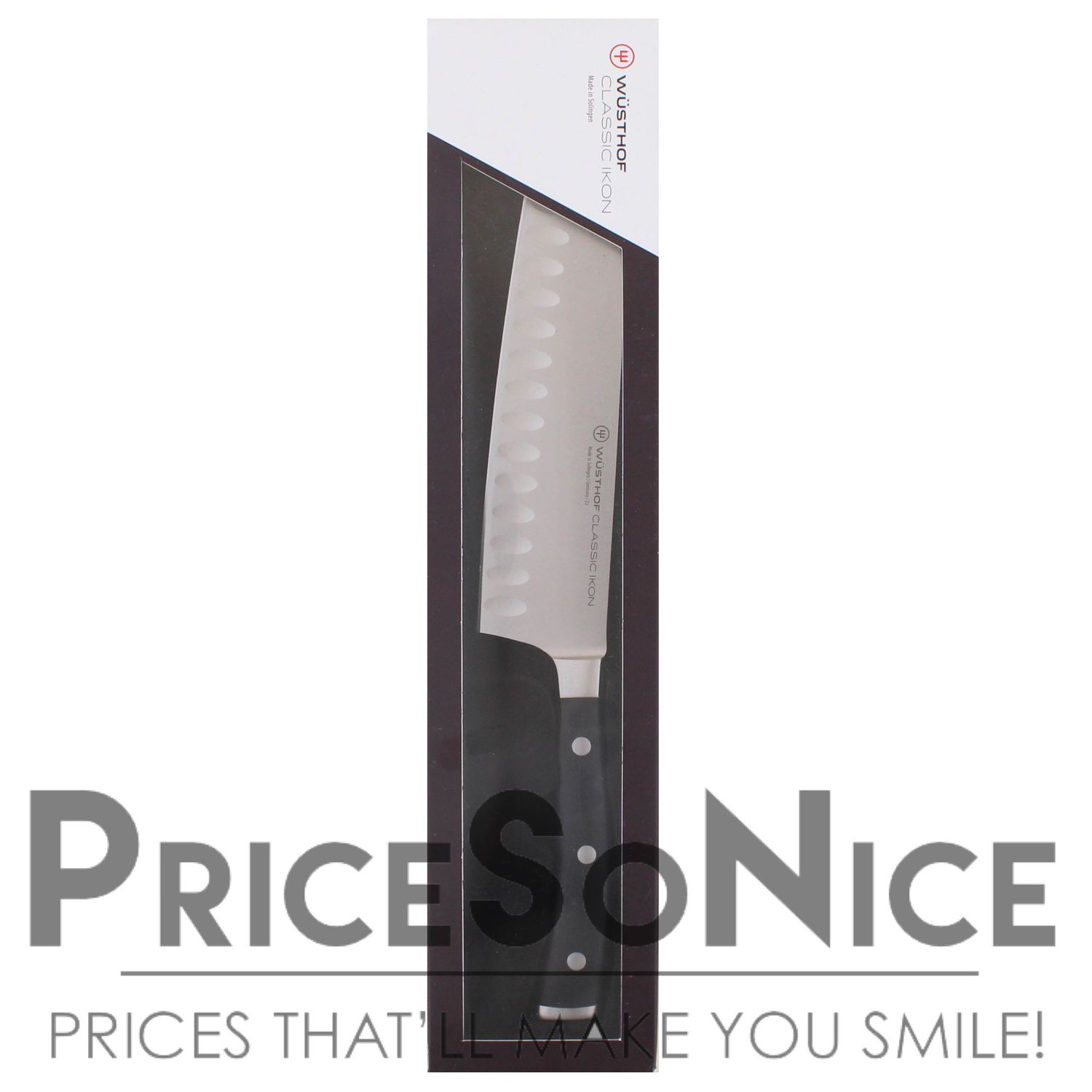 Wusthof Classic IKON Santoku 7-Inch Hollow Edge Knife, MSRP $200