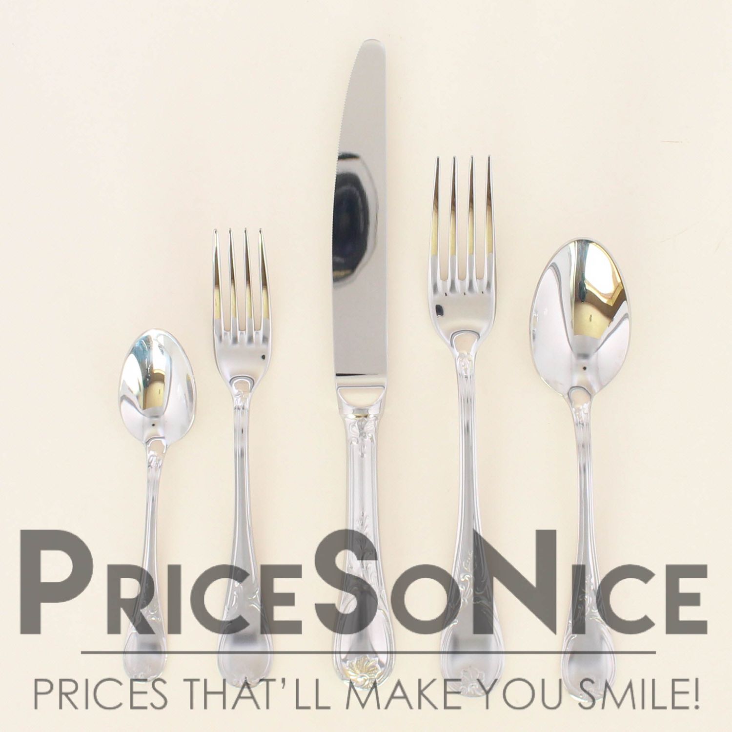 Degrenne Paris Marquise 5 Piece Flatware Set MSRP $130