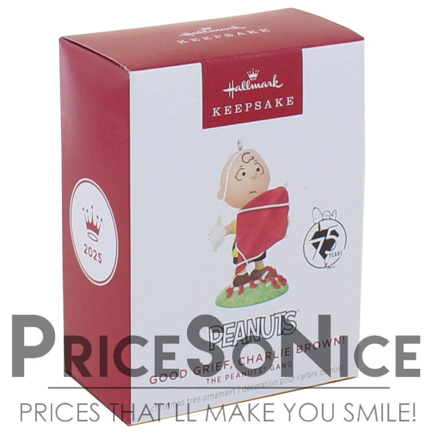 Hallmark 2025 The Peanuts® Gang 75th Anniversary Good Grief, Charlie Brown! Ornament