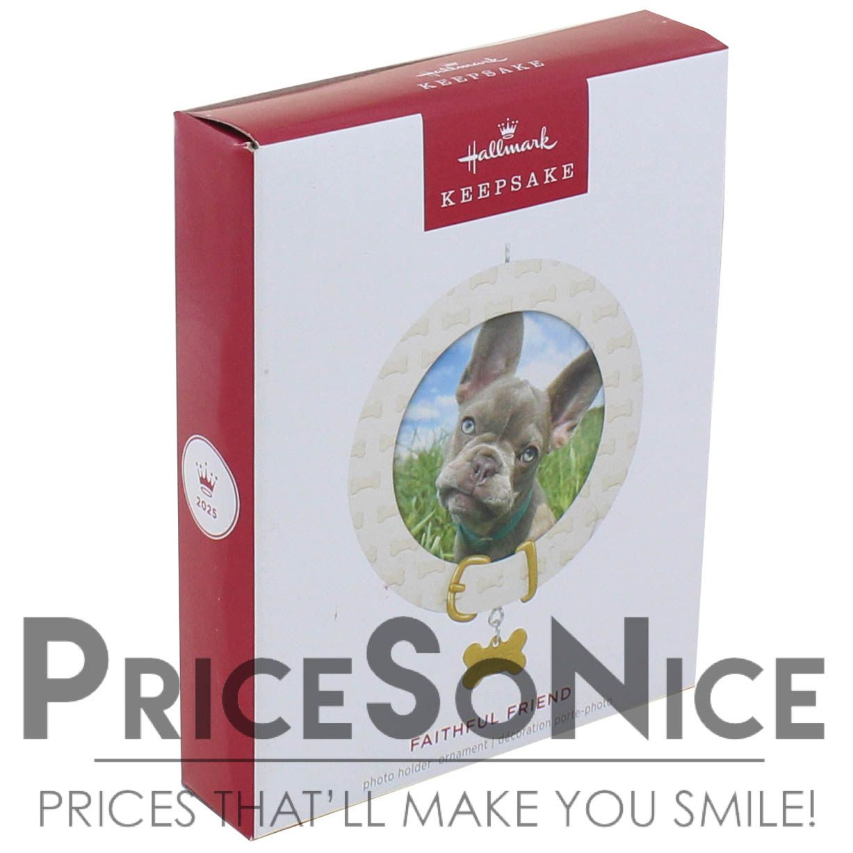 Hallmark Ornament 2025 Faithful Friend 2025 Photo Frame Ornament BAD BOX
