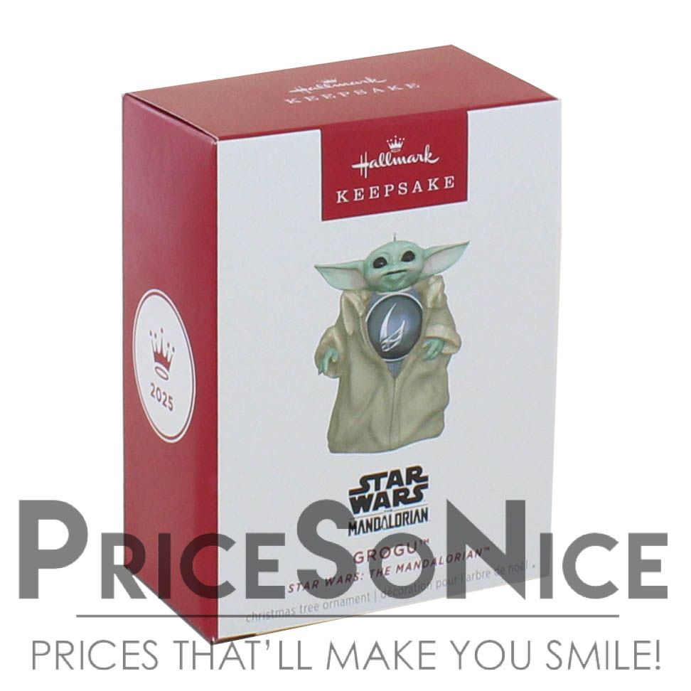 Hallmark Ornament 2025 Star Wars: The Mandalorian™ Grogu™ With Mudhorn Signet Ornament