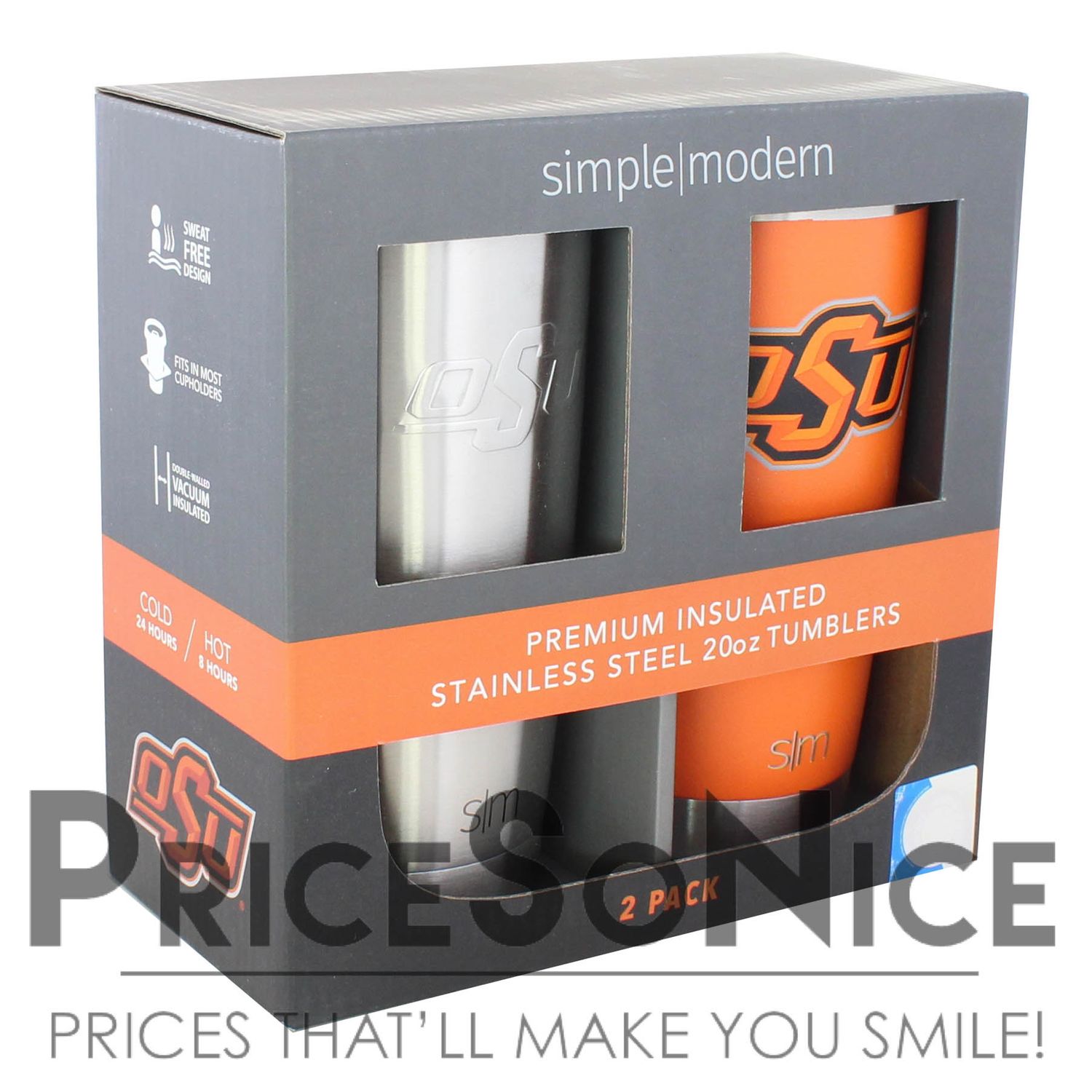 Simple Modern OSU 20 oz.  Vacuum Insulated Stainless Steel Tumblers