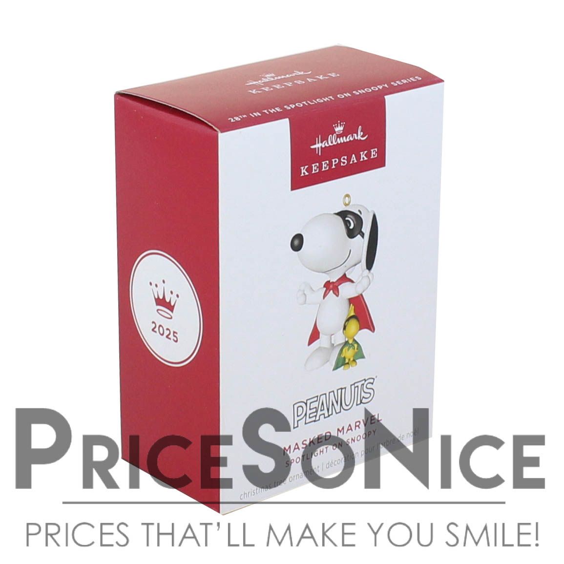 Hallmark Ornament 2025 - Peanuts® Spotlight on Snoopy Masked Marvel
