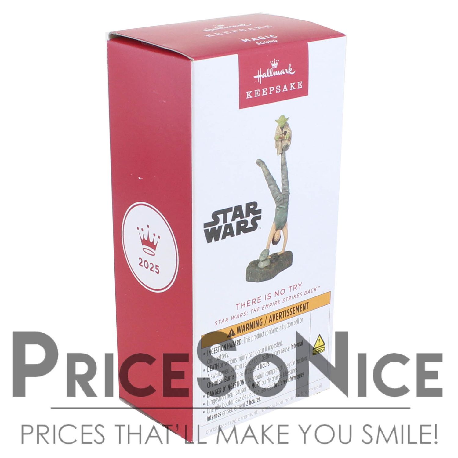 Hallmark Ornament 2025 Star Wars: The Empire Strikes Back There Is No Try with Sound