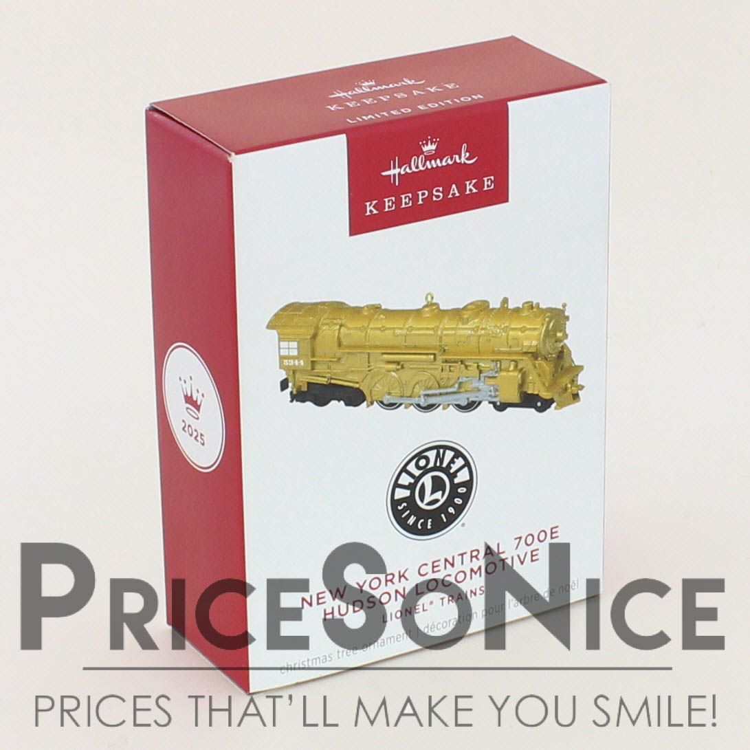 Hallmark Ornament 2025 Lionel Trains New York Central 700E Hudson Locomotive Limited Edition
