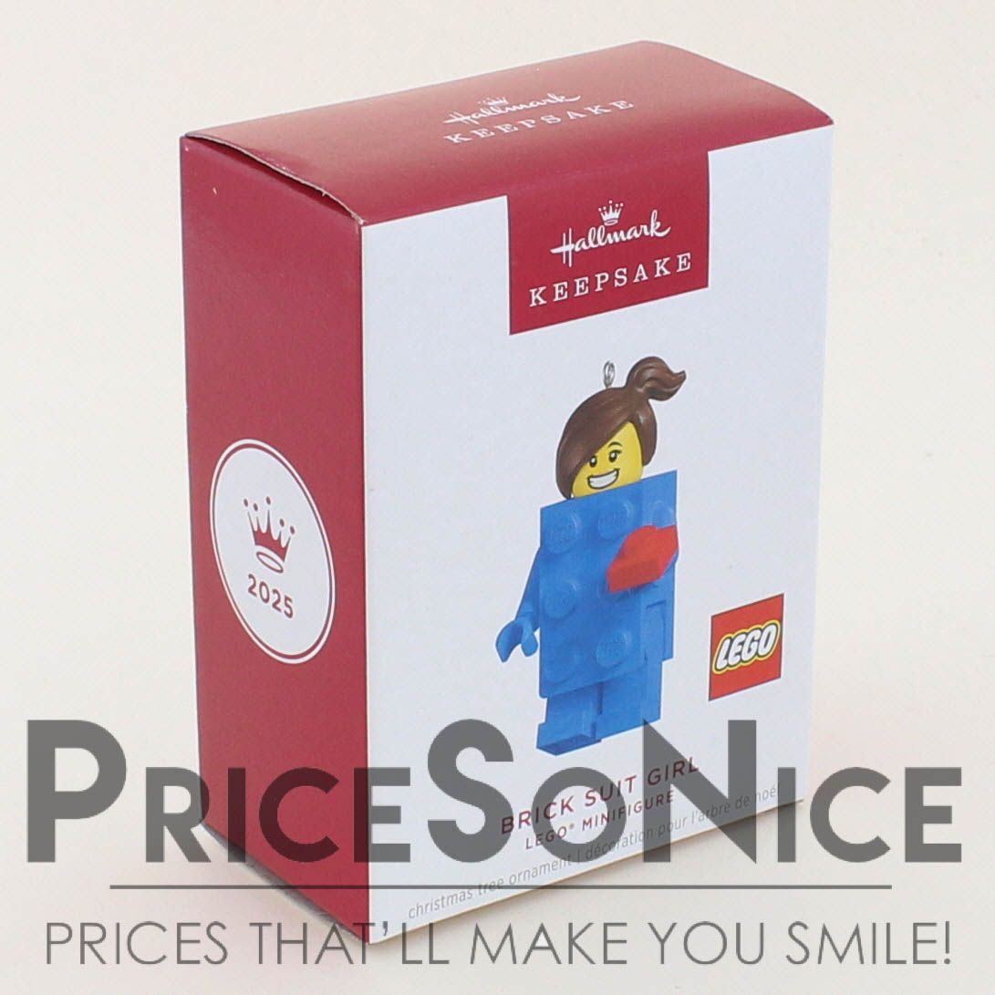 Hallmark Ornament 2025 Brick Suit Girl LEGO Minifigure