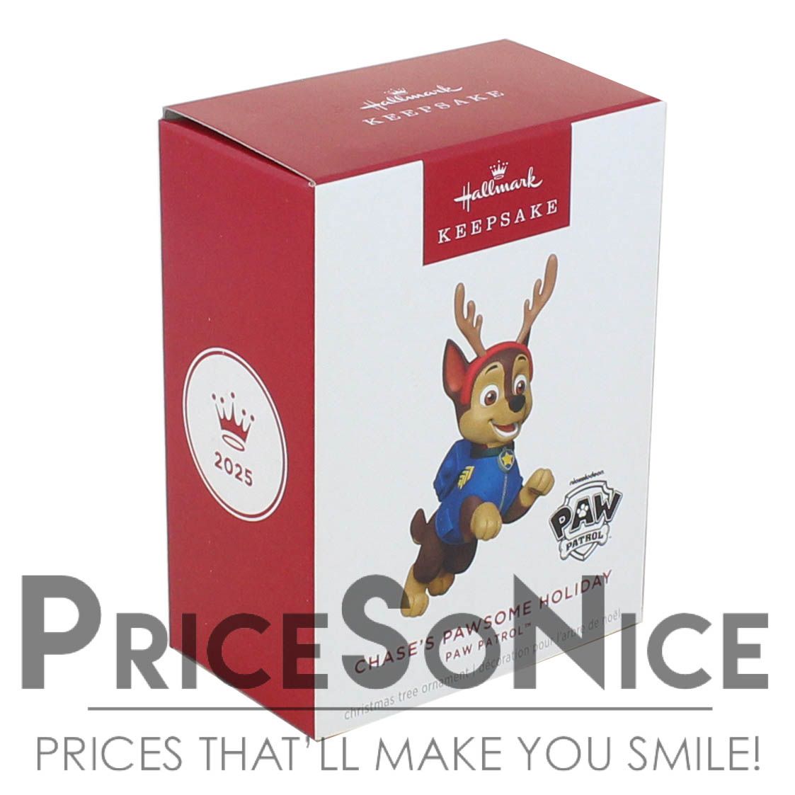 Hallmark Ornament 2025 Paw Patrol Chase&#39;s Pawsome Holiday