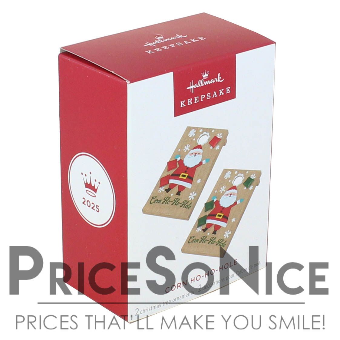 Hallmark Ornament 2025 Corn Ho-Ho-Hole Ornaments, Set of 2
