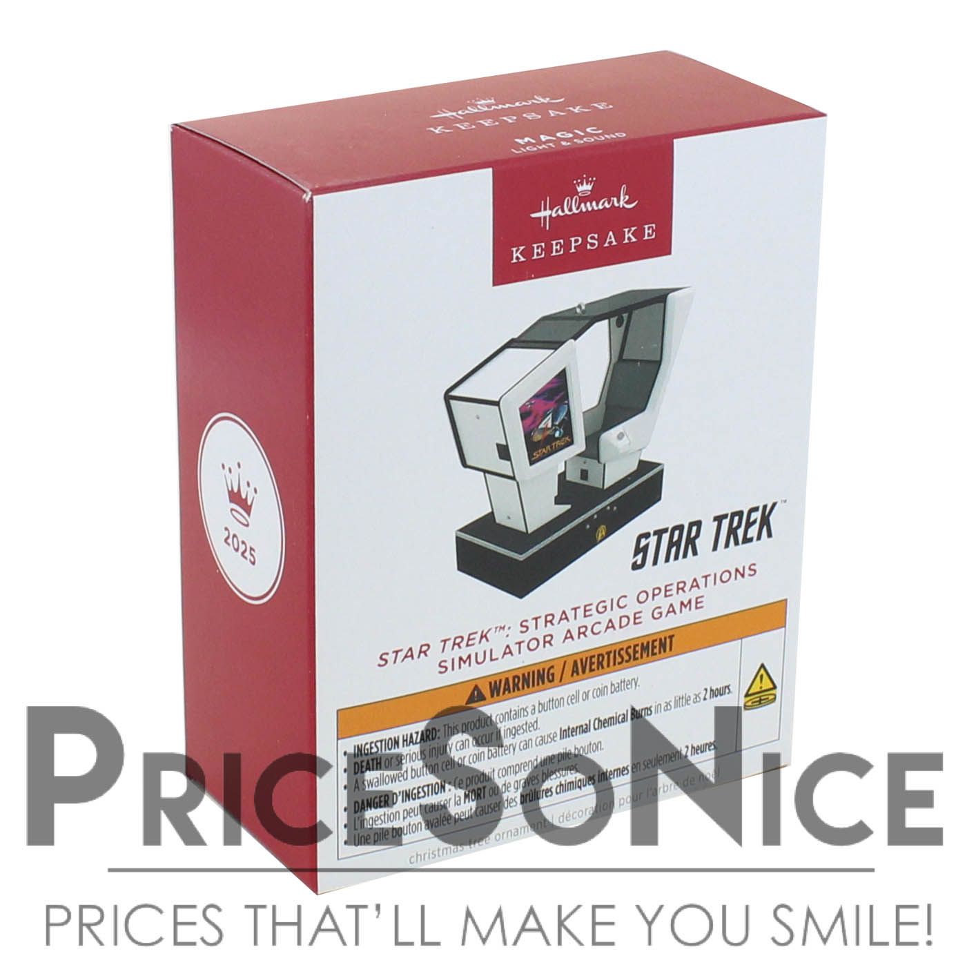 Hallmark Ornament 2025 Star Trek: Strategic Operations Simulator Arcade Game