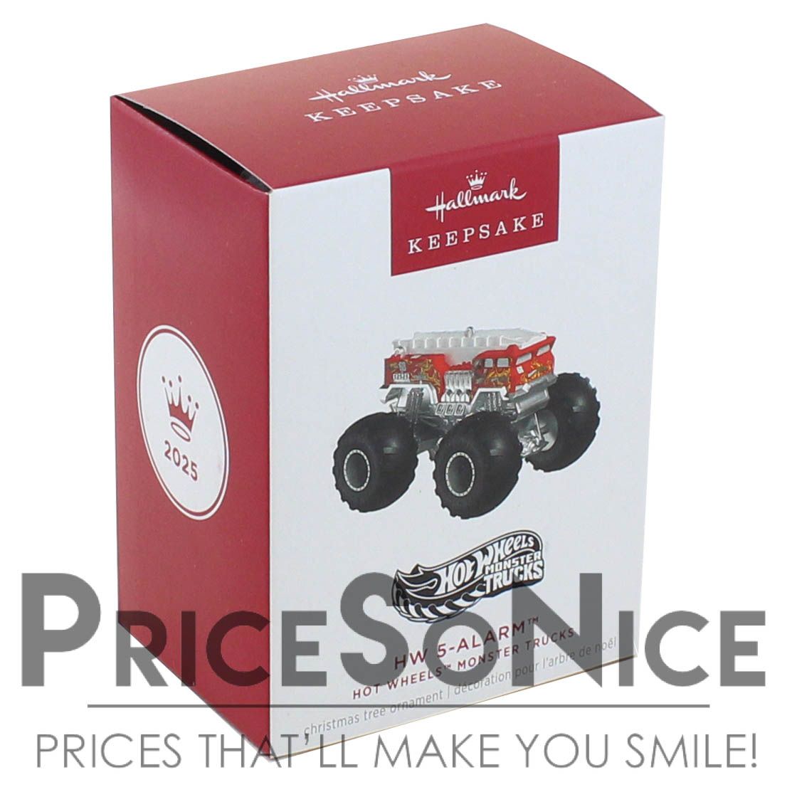 Hallmark Ornament 2025 Hot Wheels Monster Trucks HW 5-Alarm BAD BOX