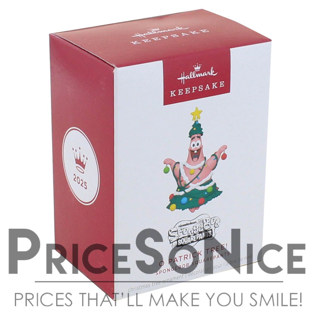 Hallmark Ornament 2025 Nickelodeon SpongeBob SquarePants O Patrick Tree!