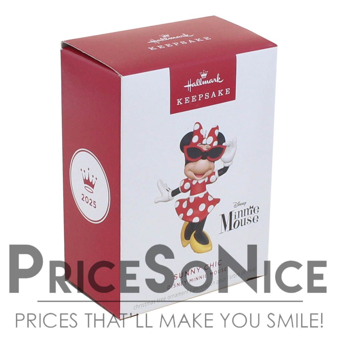 Hallmark Ornament 2025 Disney Minnie Mouse Sunny Chic BAD BOX