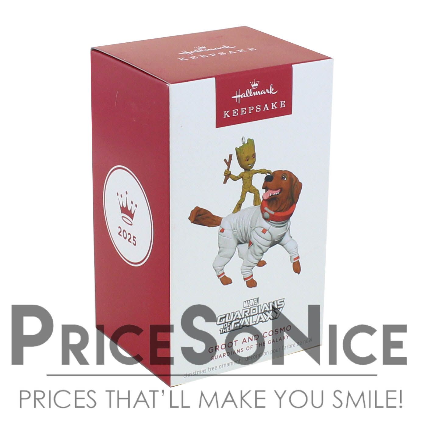 Hallmark Ornament 2025 Marvel Guardians of the Galaxy Groot and Cosmo