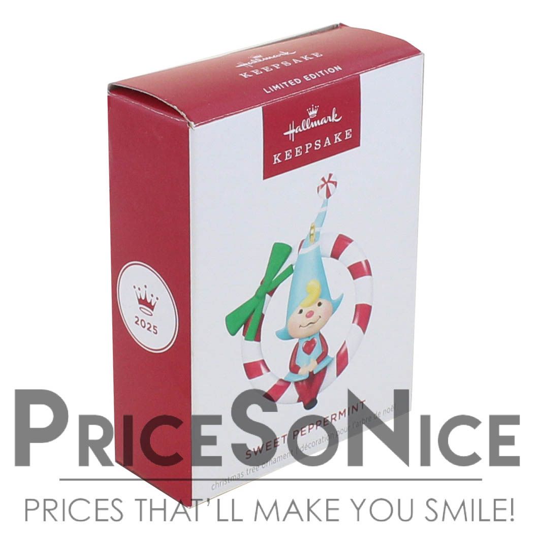 Hallmark Ornament 2025 Sweet Peppermint LIMITED EDITION - BAD BOX