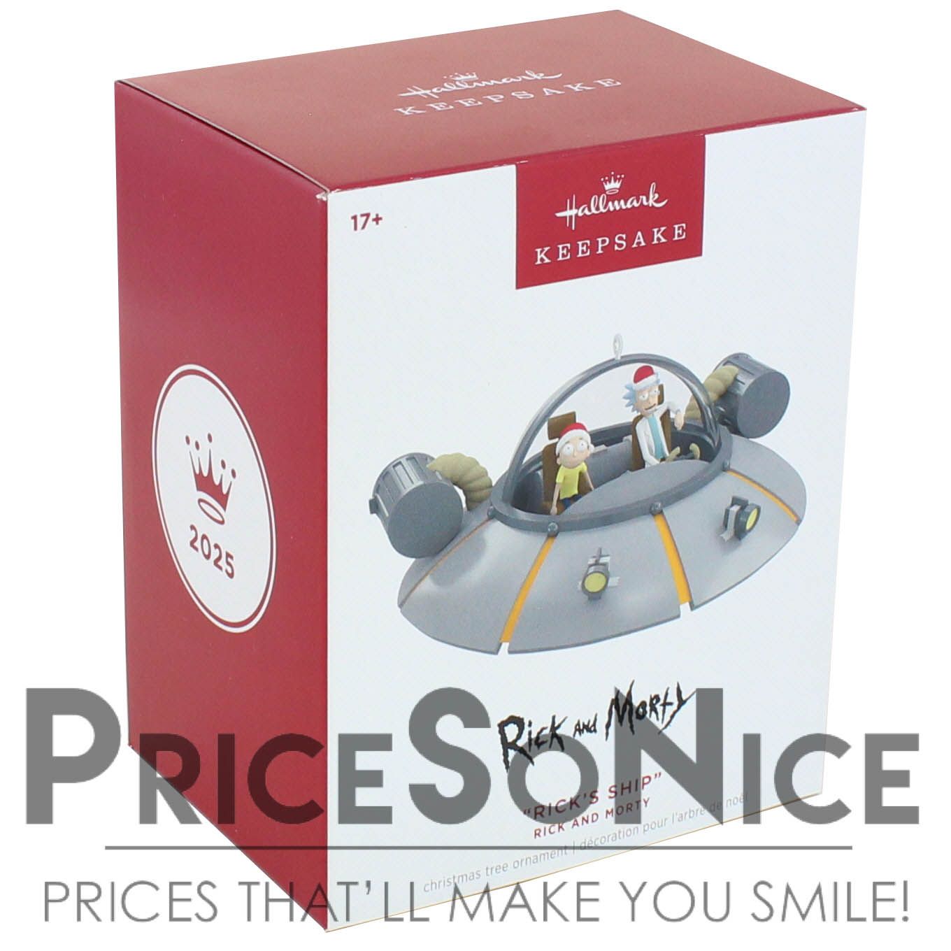 Hallmark Ornament 2025 Rick and Morty &quot;Rick&#39;s Ship&quot;