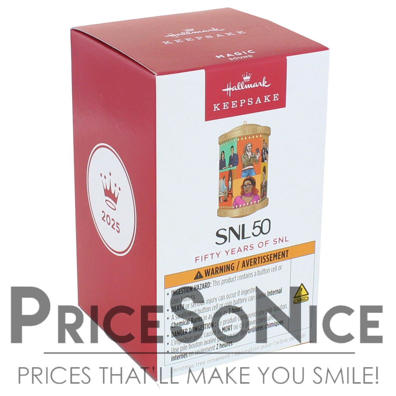 Hallmark Ornament 2025 Saturday Night Live Fifty Years of SNL with Sound