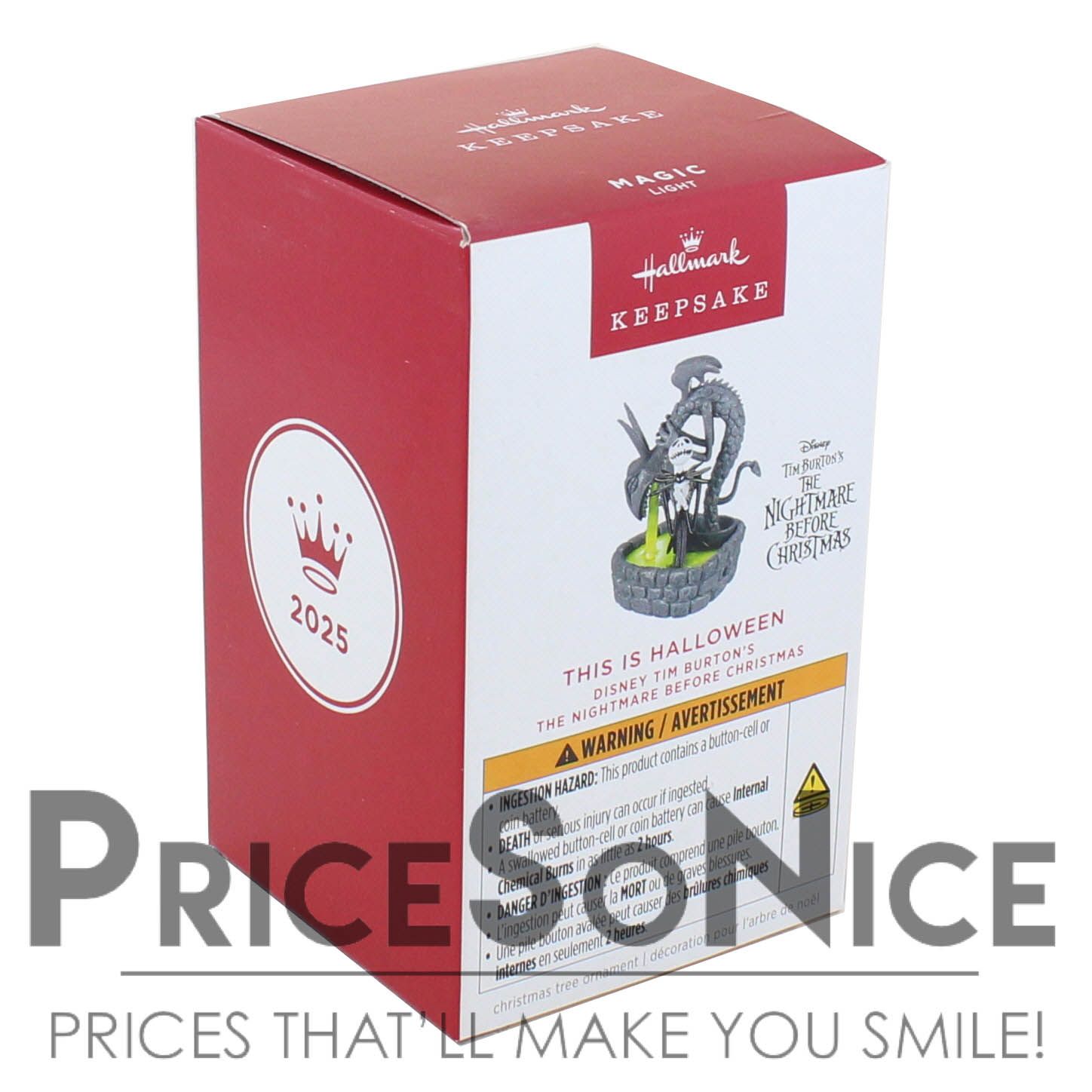 Hallmark Ornament 2025 - The Nightmare Before Christmas This Is Halloween