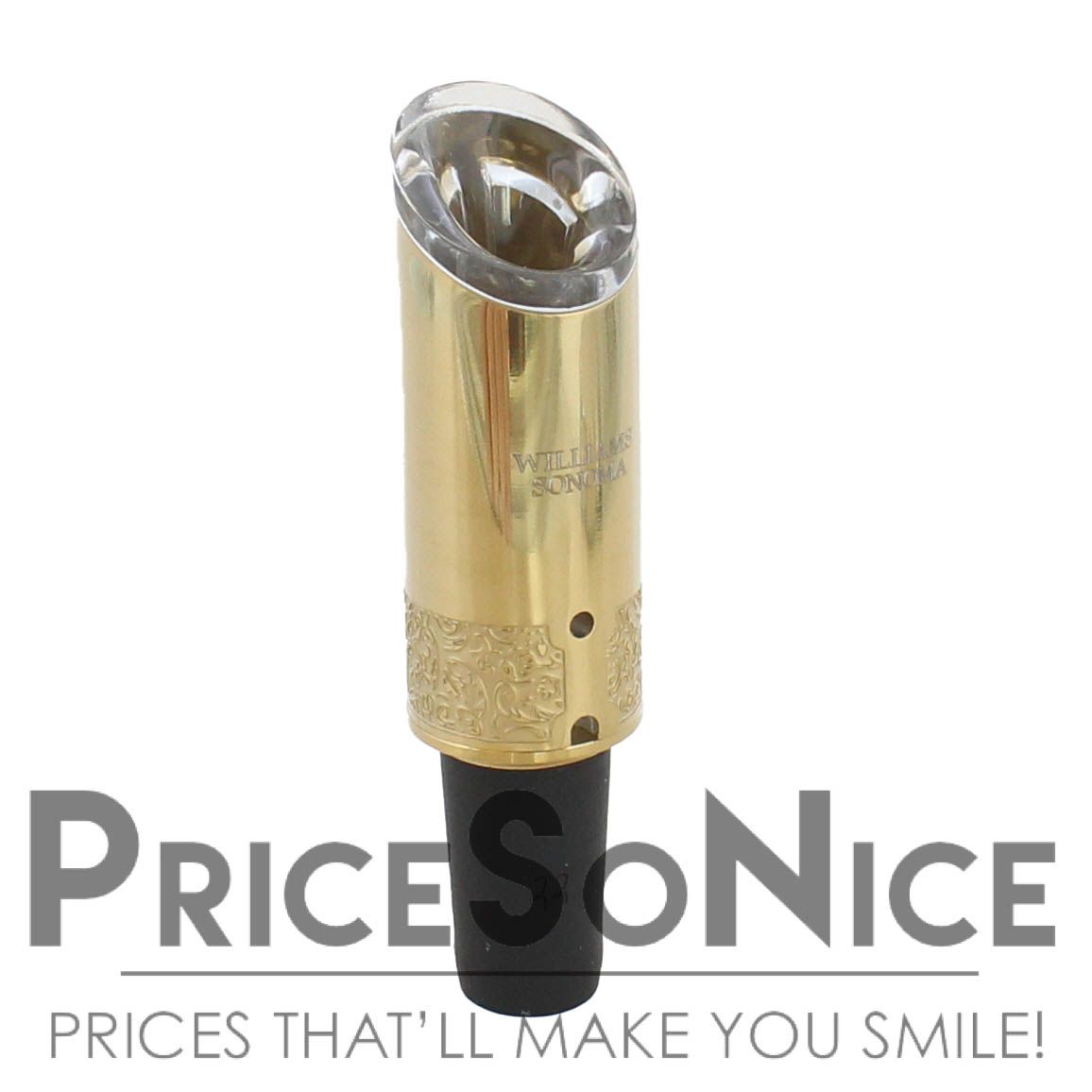 Williams Sonoma Heritage Wine Aerator, Brass MSRP $30