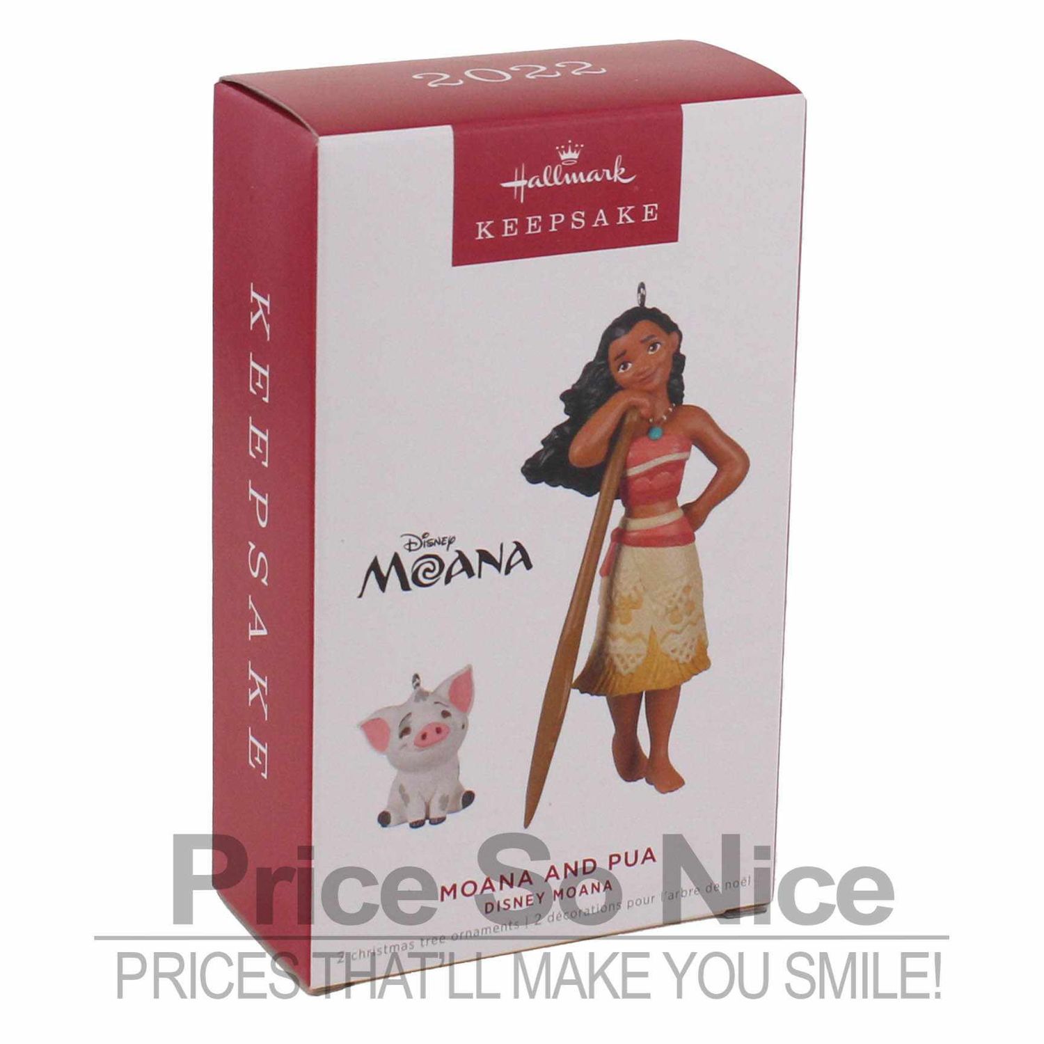 Hallmark Keepsake Ornament 2022- Moana and Pua - Disney - New