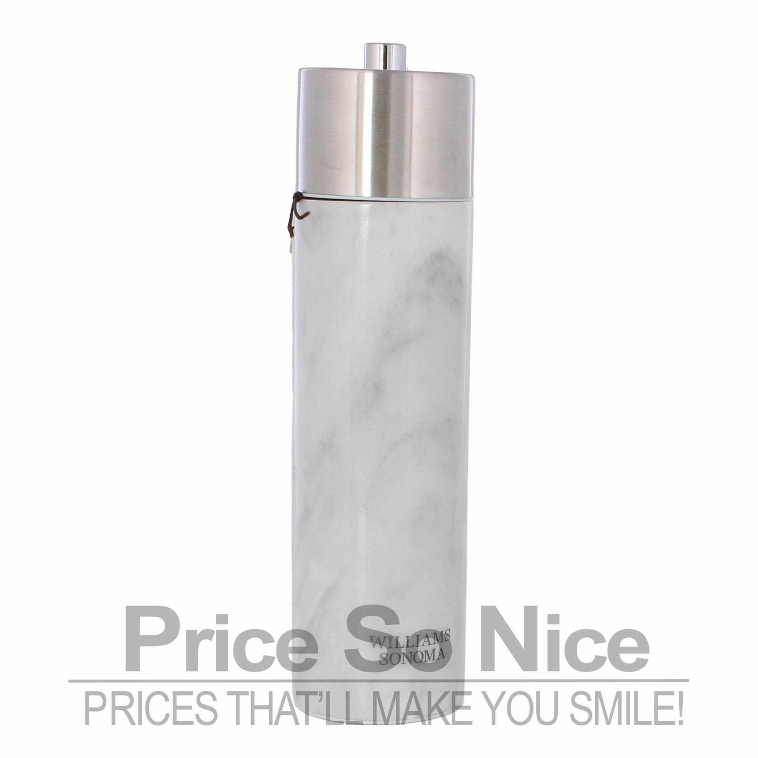 Williams Sonoma Signature Salt Mill, Marble MSRP $115 - New
