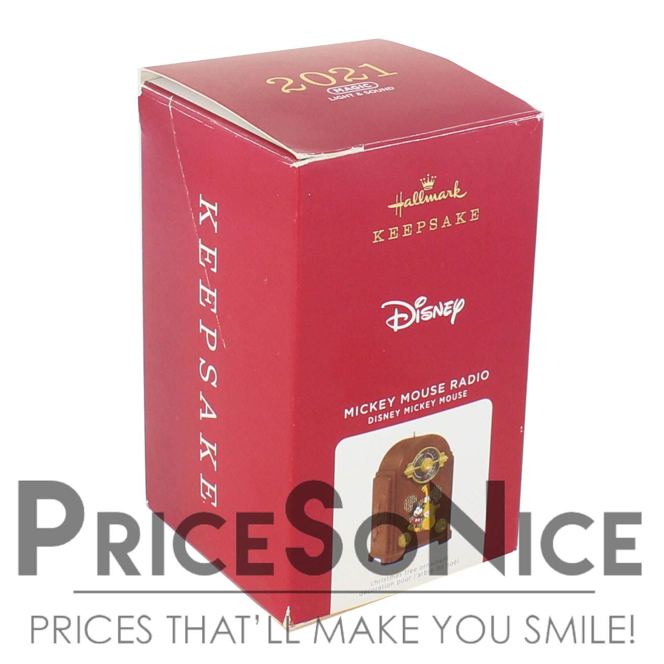 Hallmark 2021 Ornament - Mickey Mouse Radio - Disney BAD BOX