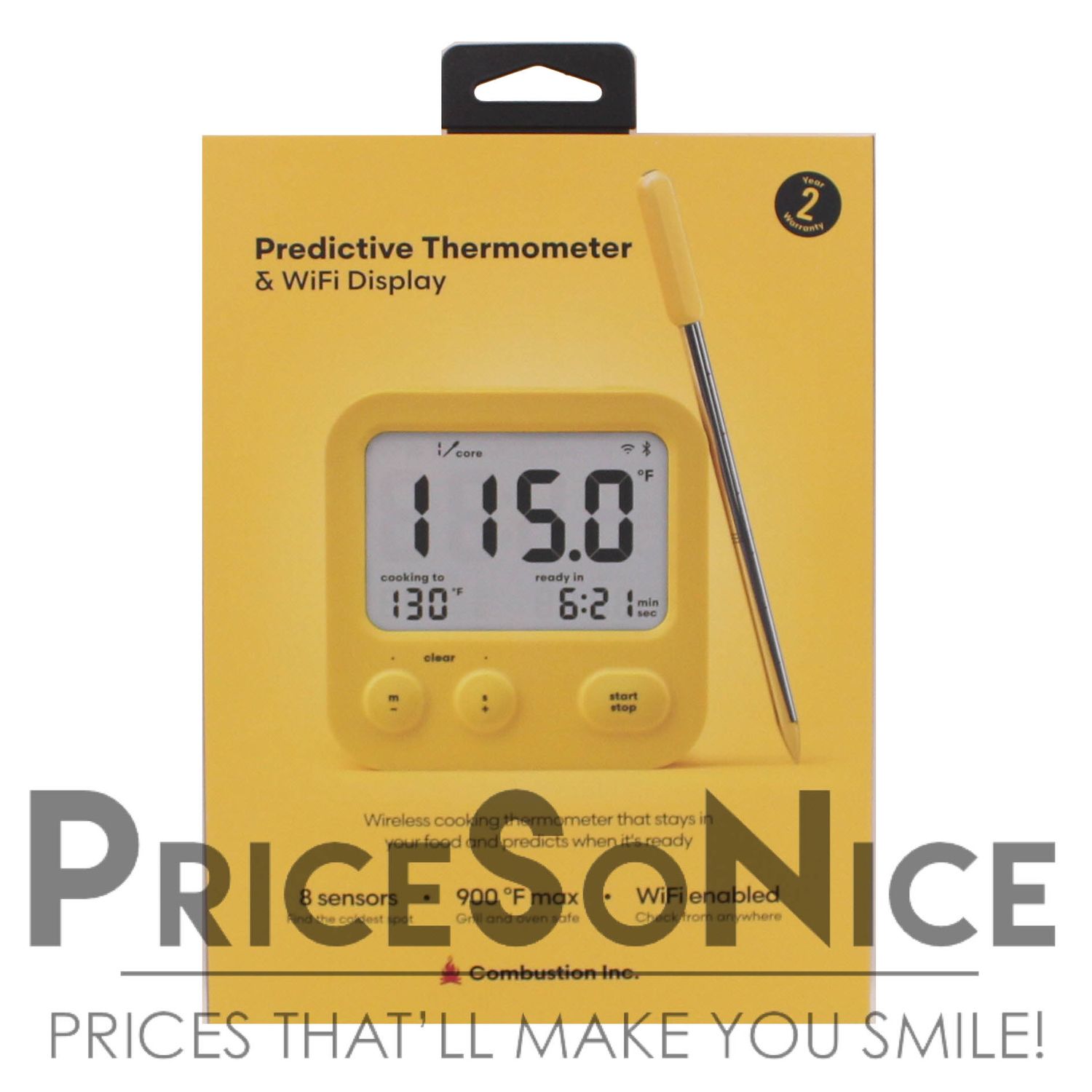 Combiustion Inc Predictive Thermometer w/ WiFi &amp; Display MSRP $200