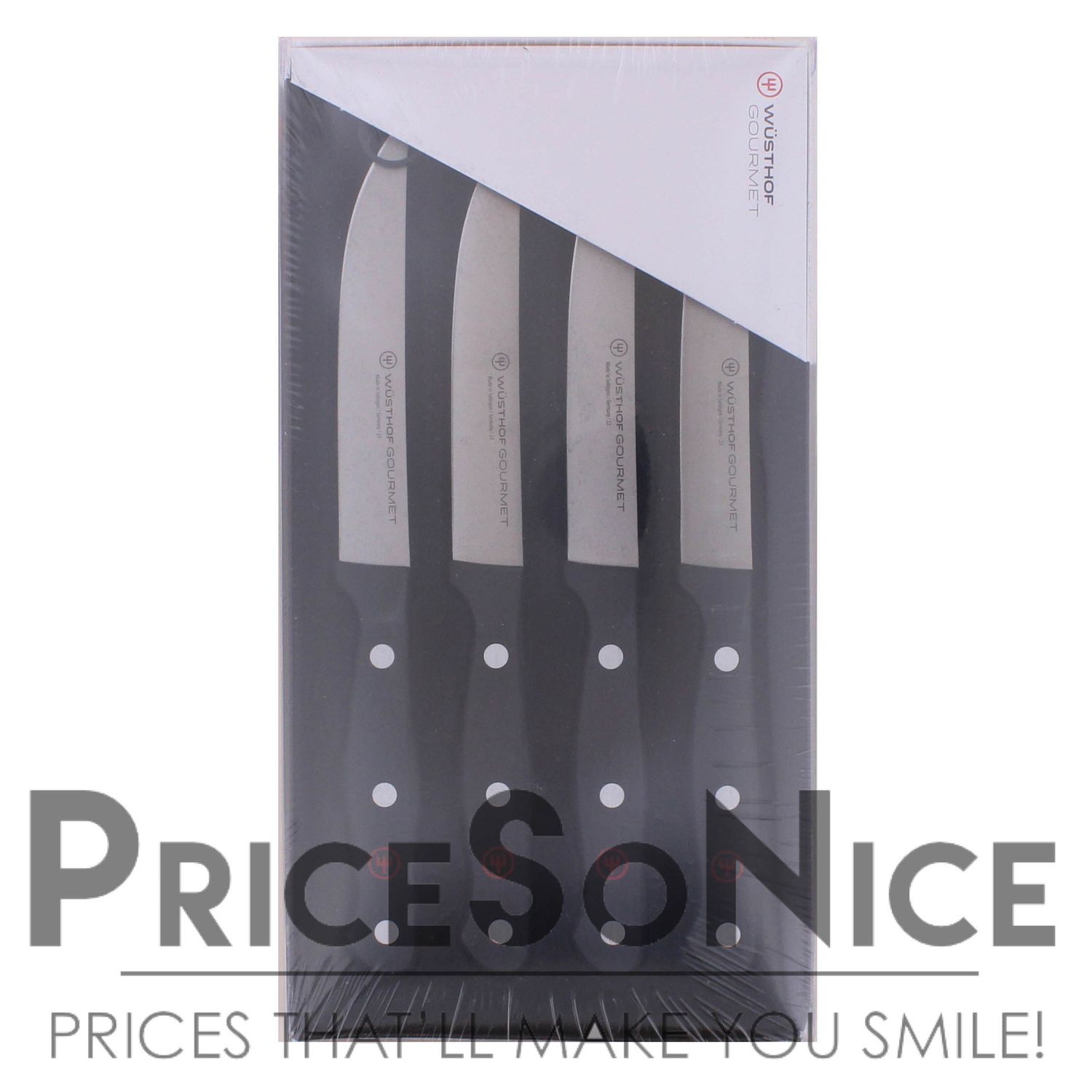 Wusthof Gourmet Black Steak Knives, Set of 4 MSRP $135