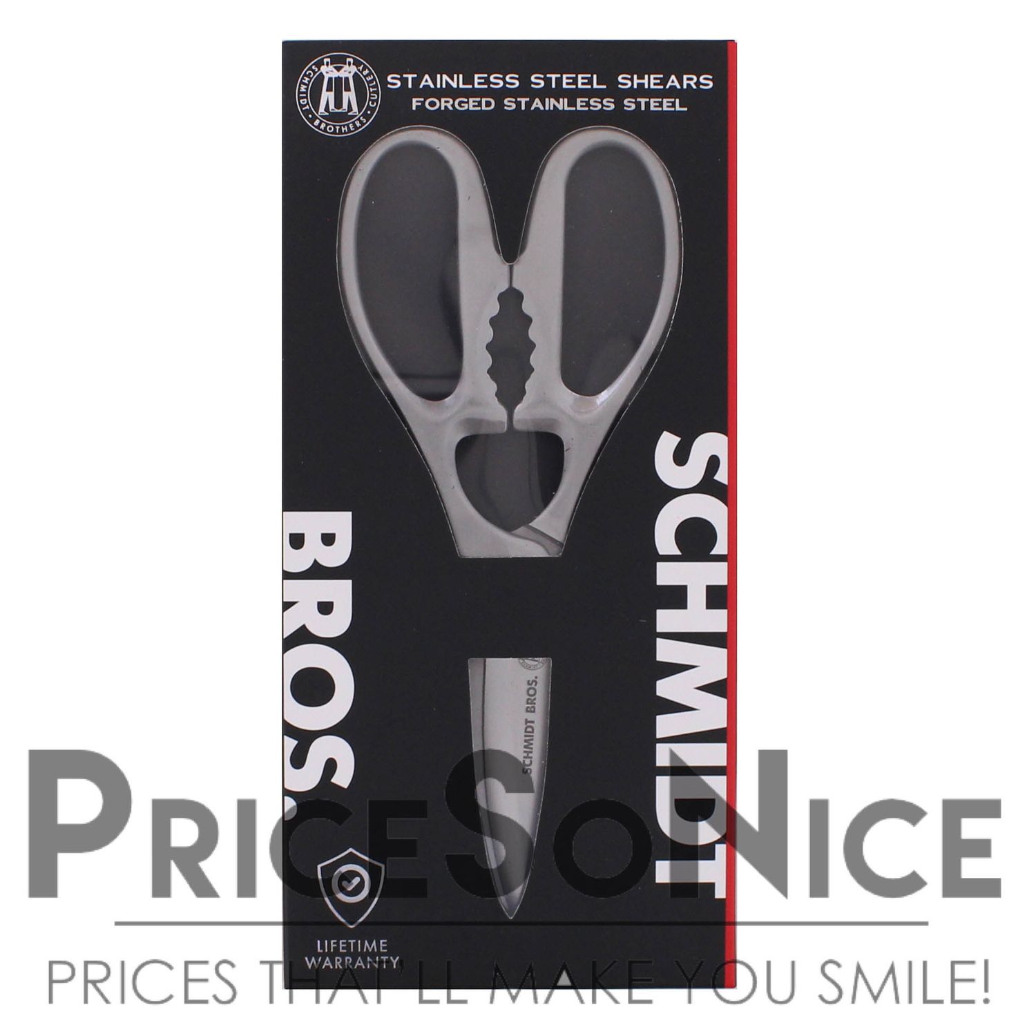 Schmidt Bros. Forged Stainless Steel Kitchen Shears MSRP $40