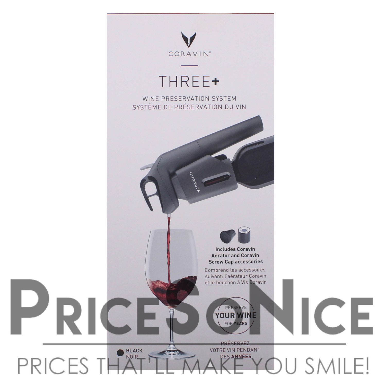 Coravin Timeless Three+ Wine Preservation System MSRP $280