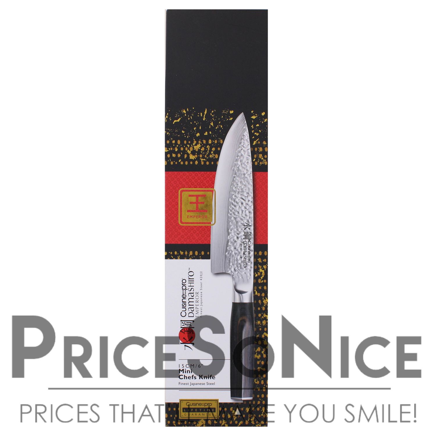 Cuisine::pro Damashiro 6" Emperor Mini Chefs Knife MSRP $90