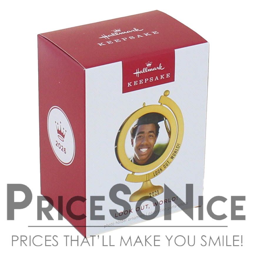 Hallmark Keepsake 2026 Look Out, World! Photo Frame Ornament, MSRP $25