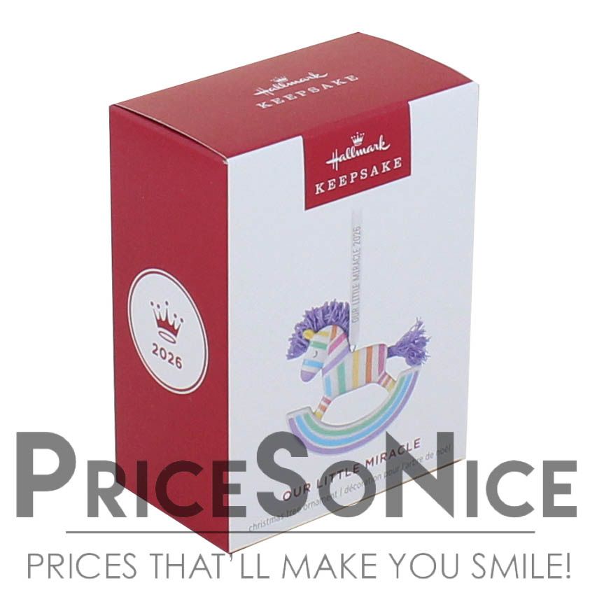 Hallmark Keepsake 2026 Our Little Miracle Porcelain and Fabric Ornament MSRP $25