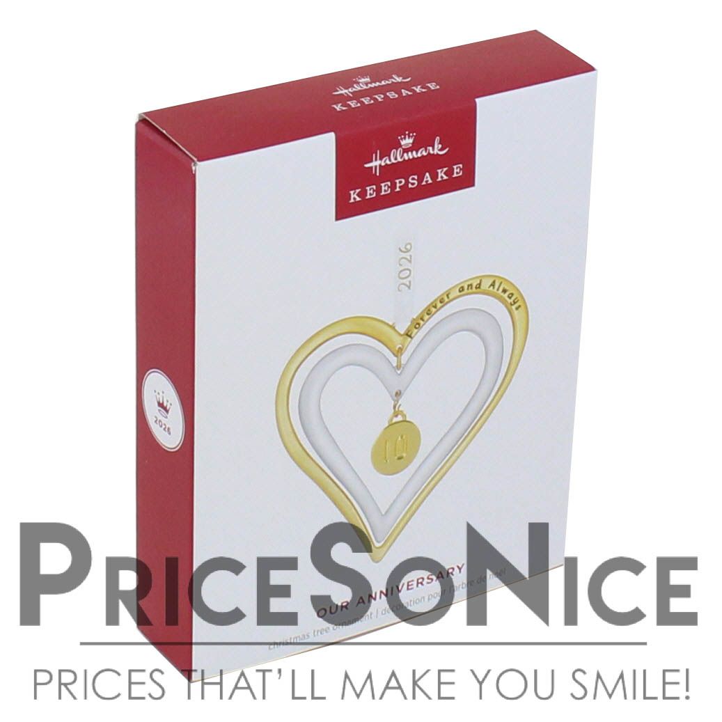 Hallmark Keepsake 2026 Our Anniversary Ornament, MSRP $28
