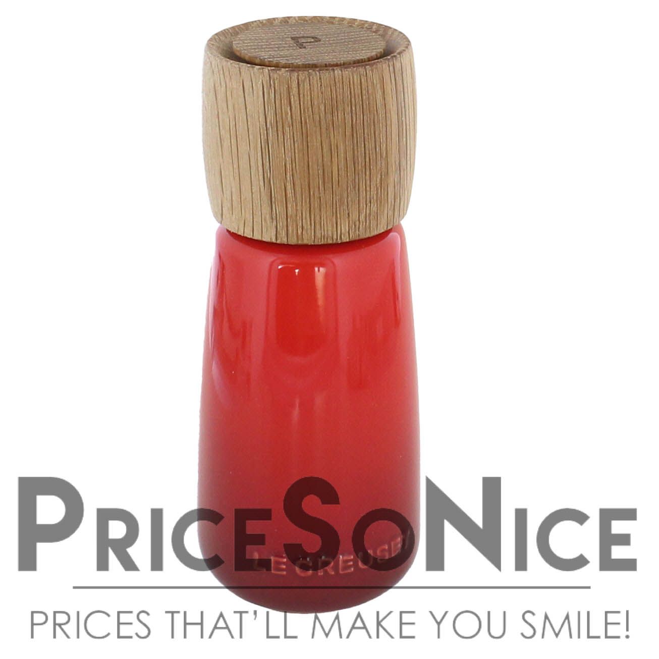 Le Creuset Alpine Pepper Mill, Cerise, MSRP $100