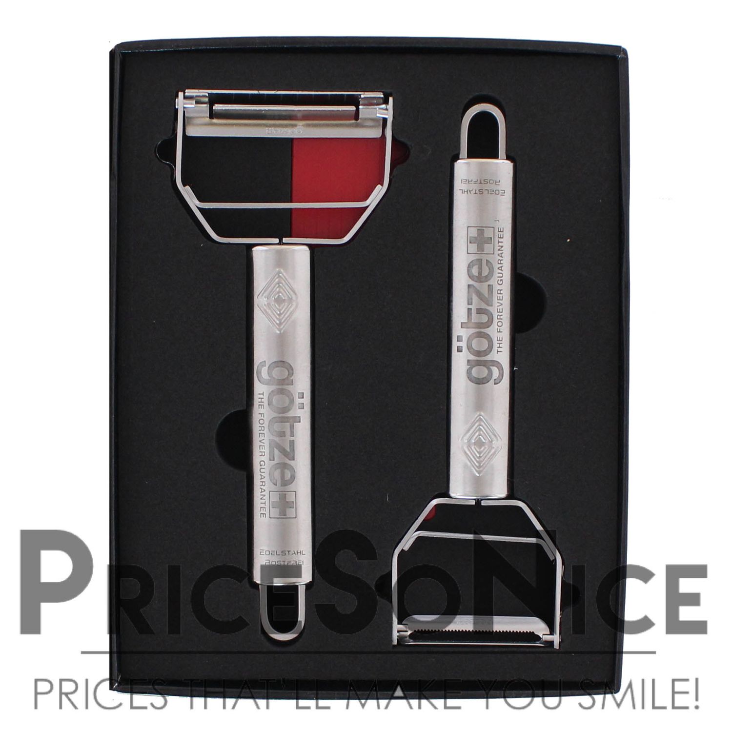 Götze Peelers Set Vegetable Peeler Dual Professional-Grade  MSRP $200