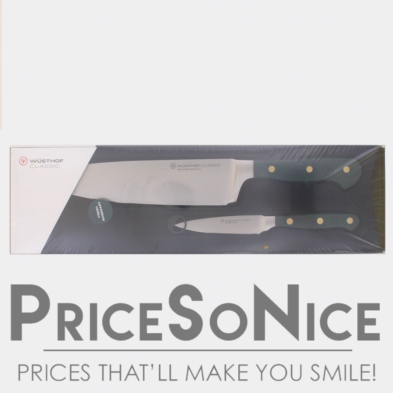 Wusthof Classic Chef's &amp; Paring Knives, Set of 2, Fresh Rosemary MSRP $265