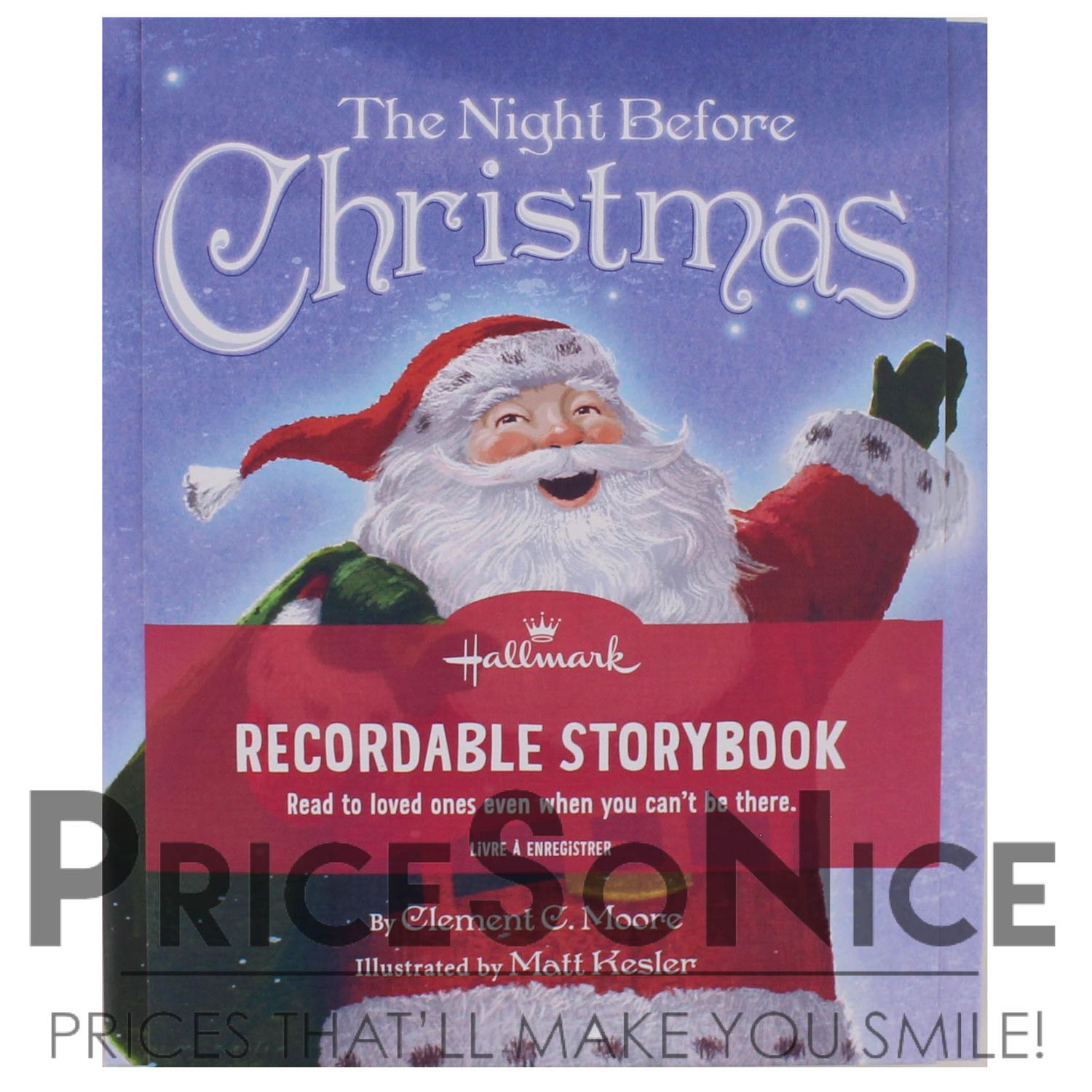 Hallmark The Night Before Christmas Recordable StoryBook IMPERFECT