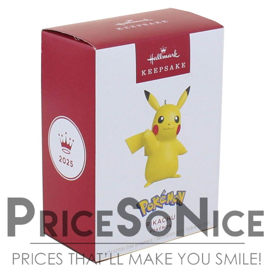 Hallmark Keepsake 2025 Pokémon Waving Pikachu Ornament - Pokemon BAD BOX