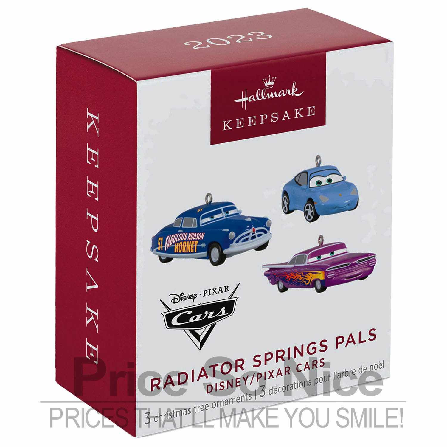 Hallmark 2023 Ornament - Radiator Springs Pals: Pixar Cars Minifigures - BAD BOX