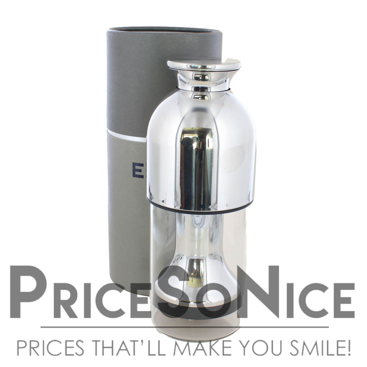 ETO Wine Decanter 750 – Silver – Wine Preservation &amp; Serving System