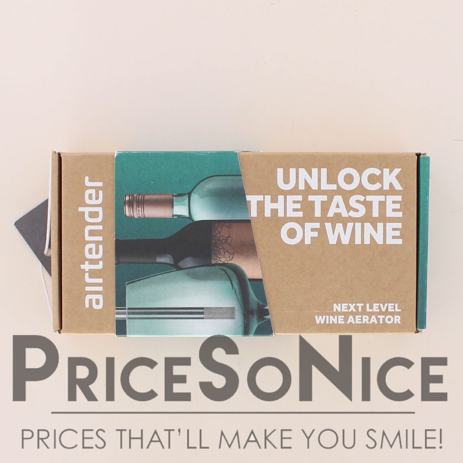 Airtender Wine Aerator Box MSRP $40