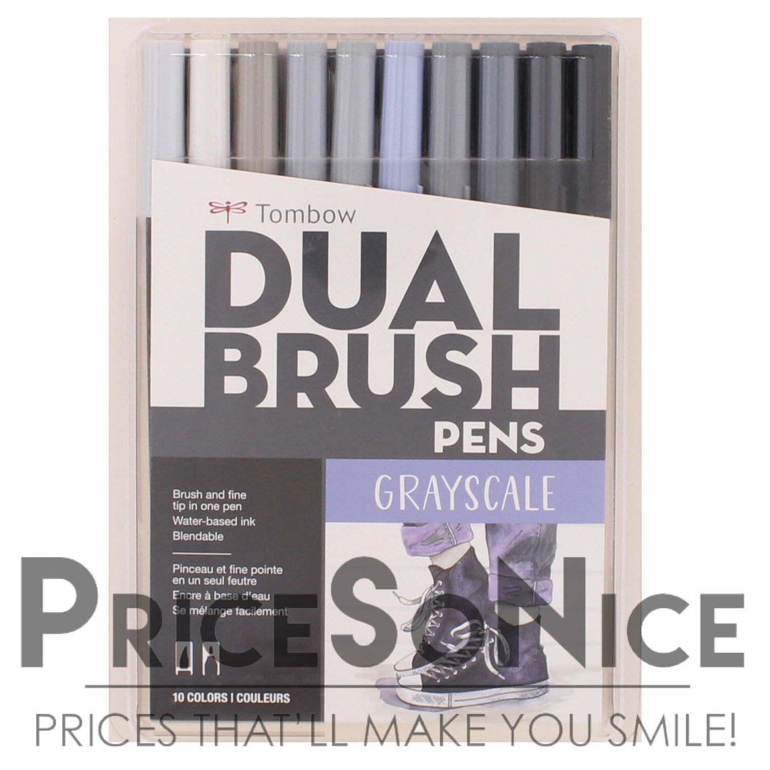 Tombow Grayscale Dual Brush Pens, MSRP $33
