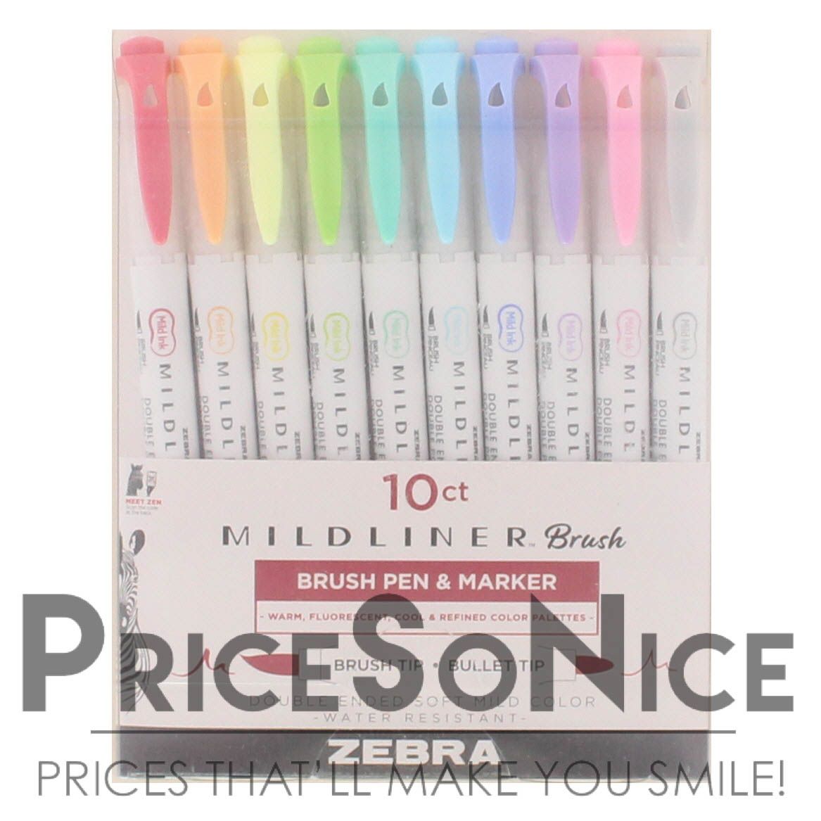Zebra Mildliner Dual-Ended v Makers, 10ct, MSRP $26