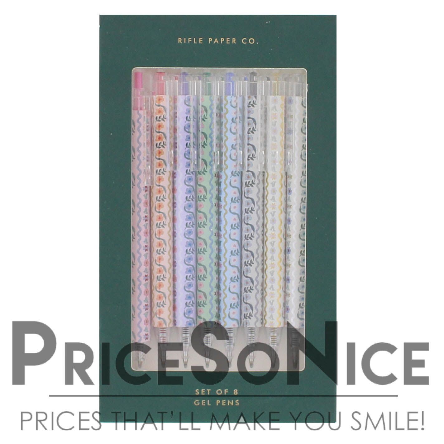 Rifle Paper Delphine Gel Pens, Set of 8, MSRP $36