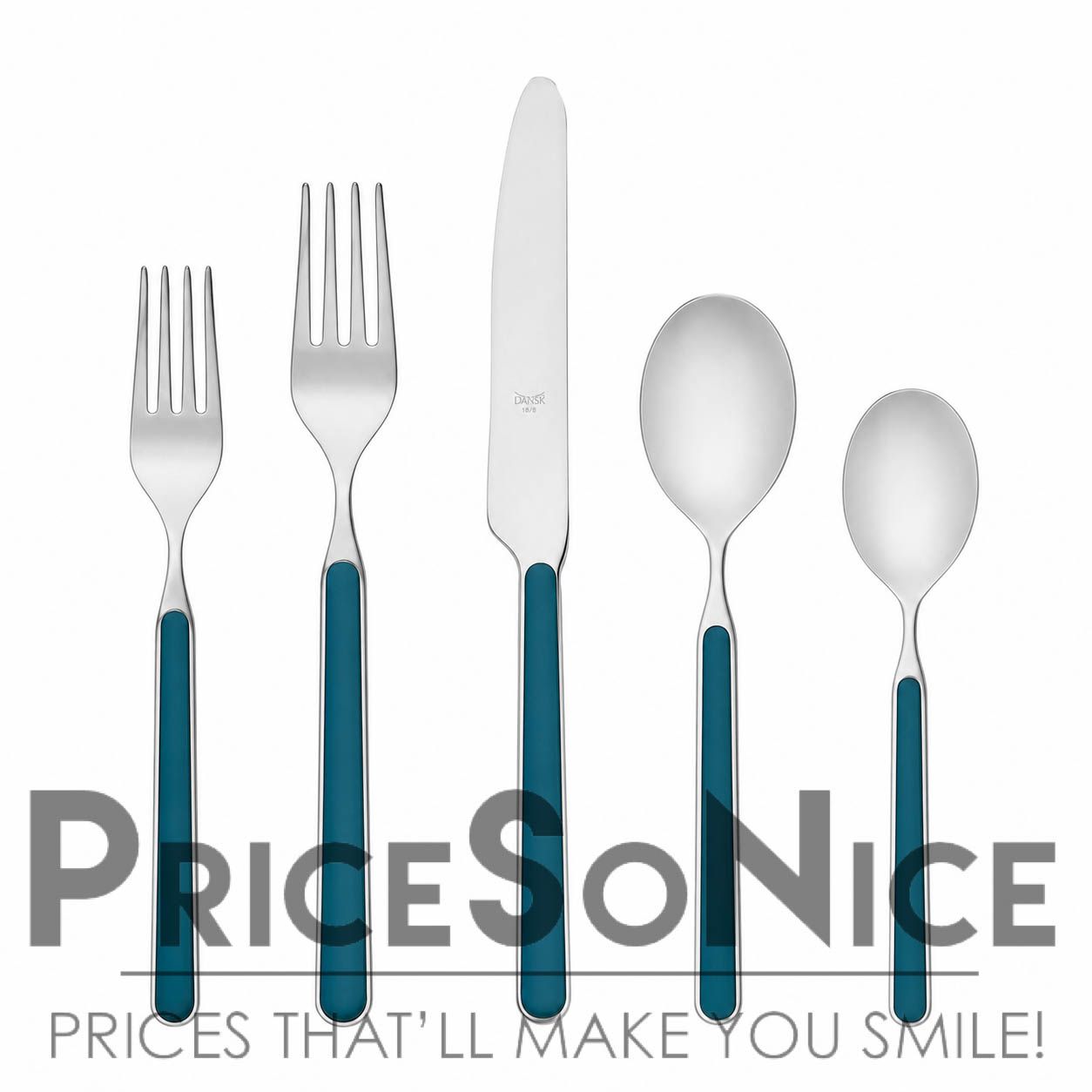 Mepra Fantasia Flatware Set - 5 Pieces - Turtle Dove MSRP $125