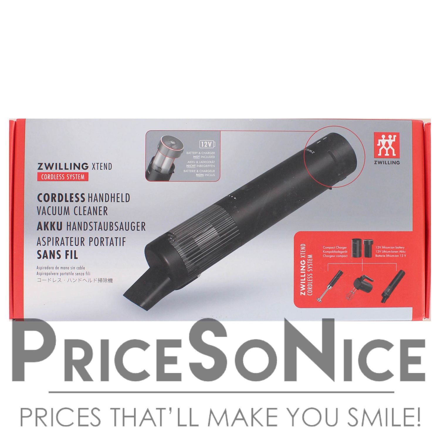 Zwilling Xtend Cordless Hand-Held Vacuum Cleaner MSRP $100