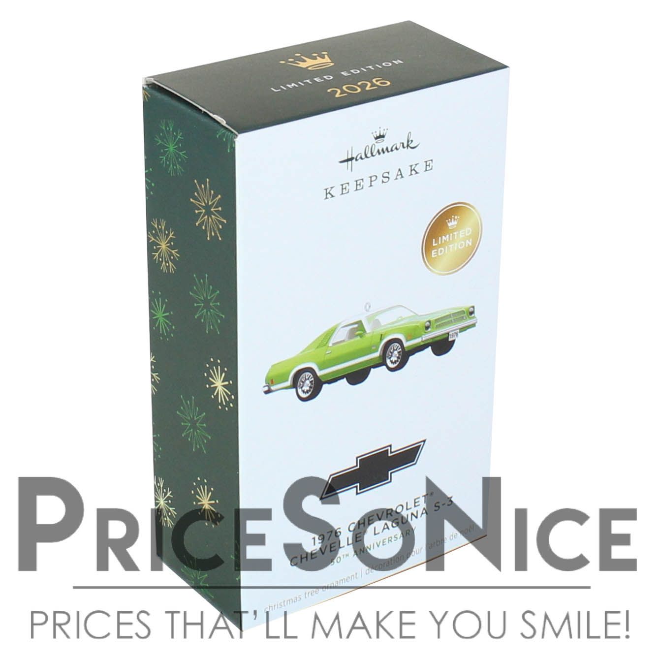 Hallmark Keepsake 2026 1976 Chevrolet Chevelle Laguna S-3 50th Anniversary Ornament LIMITED EDITION