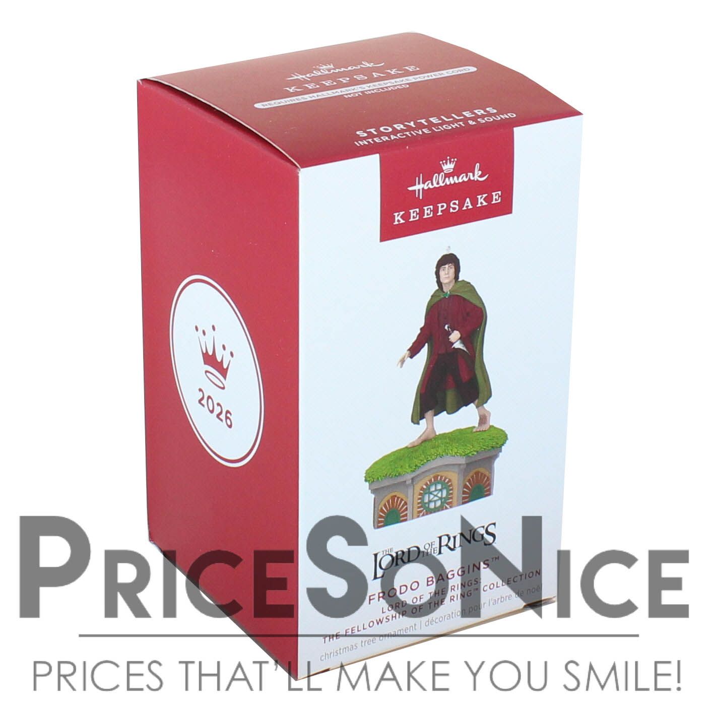 Hallmark Keepsake 2026 Frodo Baggins Ornament with Light and Sound