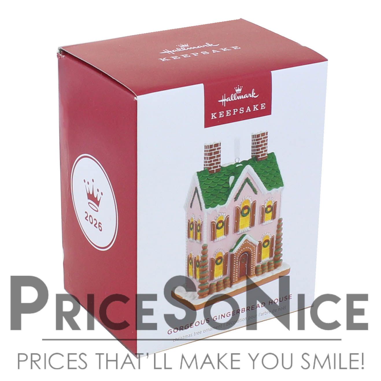 Hallmark Keepsake 2026 Gorgeous Gingerbread House Porcelain Ornament