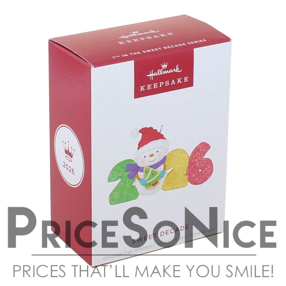 Hallmark Keepsake 2026 Sweet Decade Ornament (7th in Series)